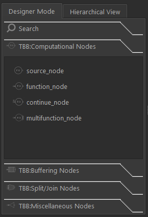 設計者モードタブ