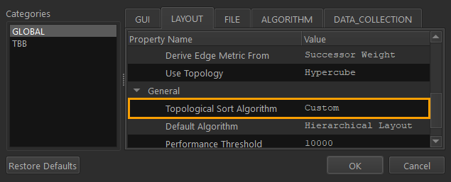 ソート・アルゴリズムのオプション