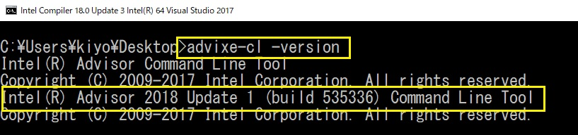 CLI でバージョンを確認
