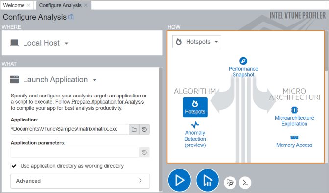 [解析の設定]: 解析タイプ